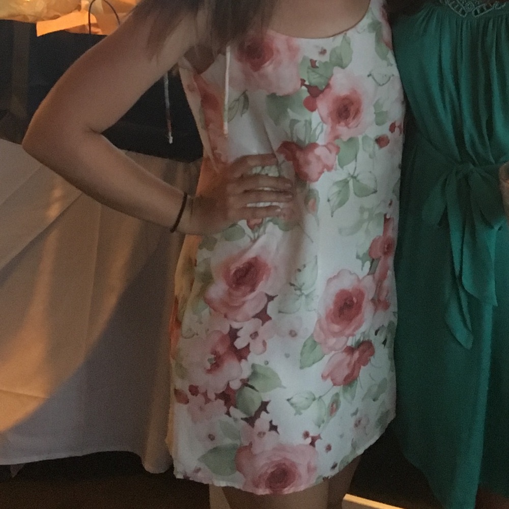 Pink Floral Dress